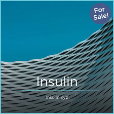 Insulin.xyz - Creative brandable domain for sale