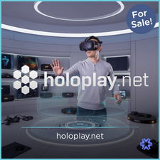 HoloPlay.net - Creative brandable domain for sale