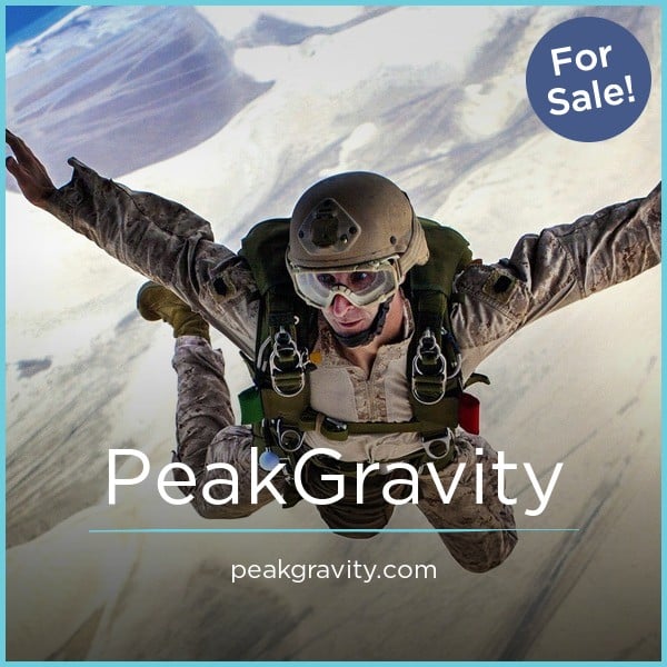 PeakGravity.com - Best premium domain names for sale