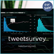 TweetSurvey.com - Creative brandable domain for sale