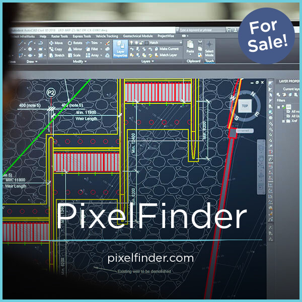 PixelFinder.com - Cool premium domain marketplace