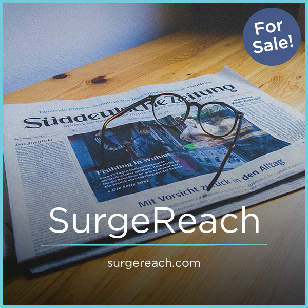 SurgeReach.com - Good domains for sale