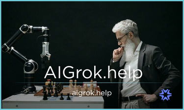 AIGrok.help - Creative brandable domain for sale