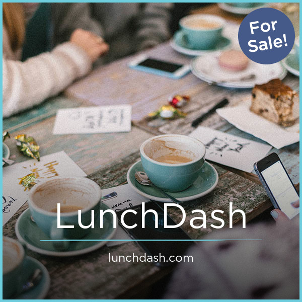 LunchDash.com - Creative premium domain marketplace