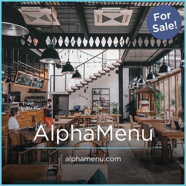 Alphamenu.com - buy Best premium domains