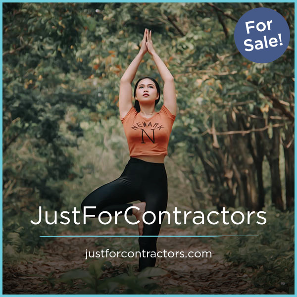 JustForContractors.com - Creative premium domain marketplace