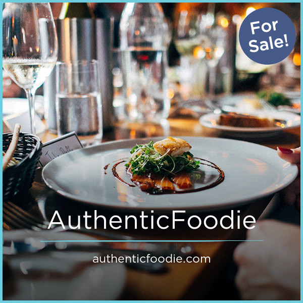 AuthenticFoodie.com - Good premium domain names