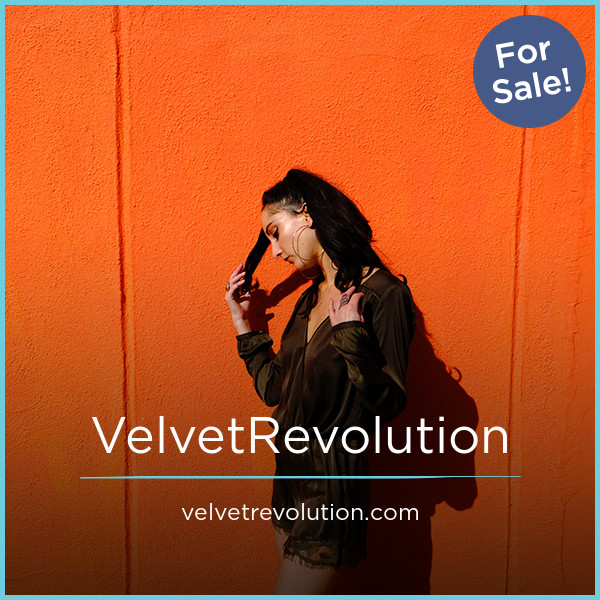 VelvetRevolution.com - Great premium domains for sale