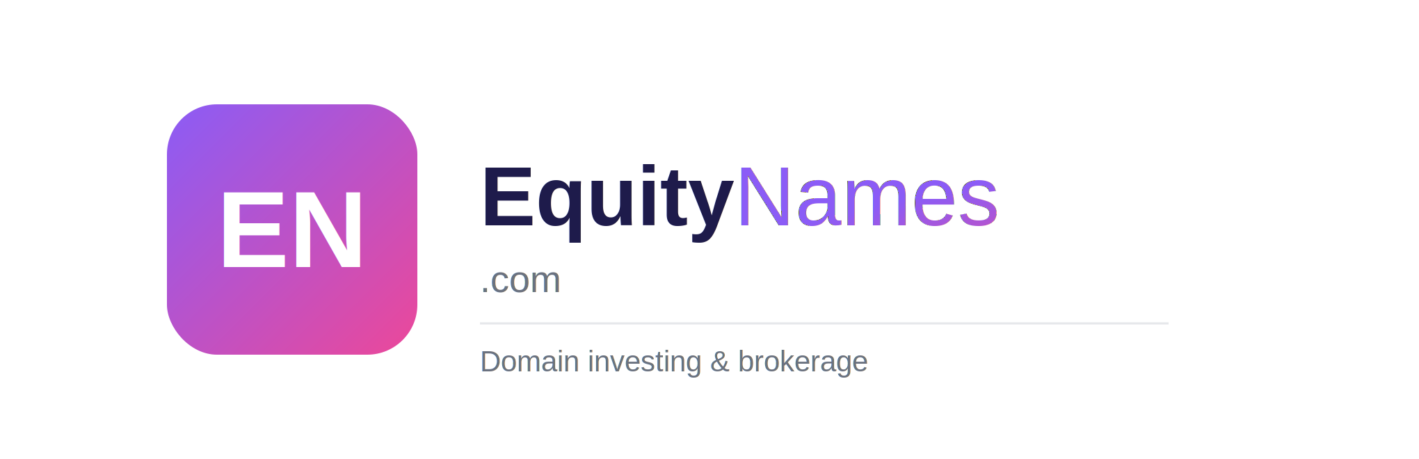 equitynames.com - Premium domains for sale