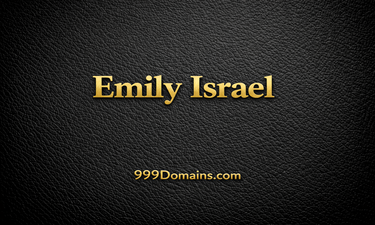 EmilyIsrael.com - Creative brandable domain for sale