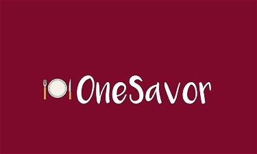 OneSavor.com - Creative brandable domain for sale