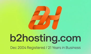 B2Hosting logo
