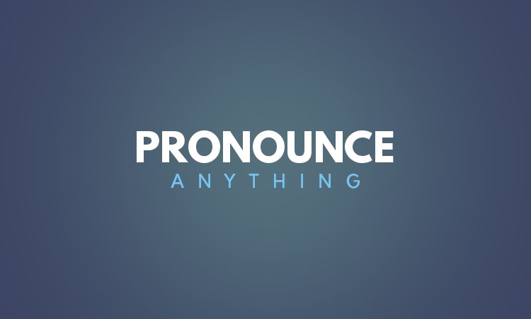 PronounceAnything logo