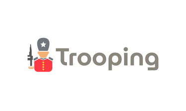 Trooping.com - Creative brandable domain for sale
