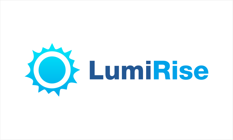 LumiRise.com - Creative brandable domain for sale