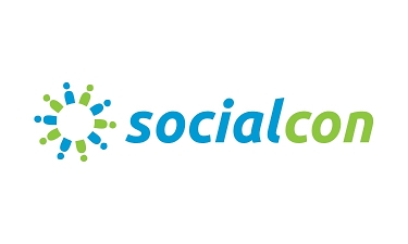 Socialcon.com - Creative brandable domain for sale