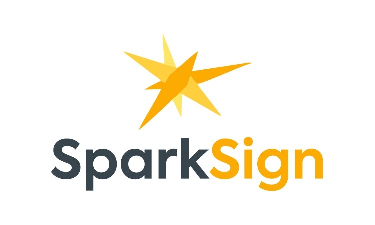 SparkSign.com - Creative brandable domain for sale