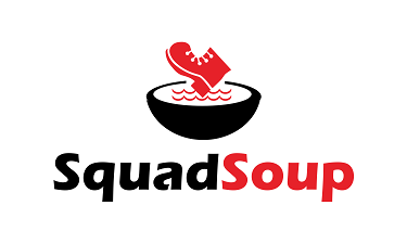 SquadSoup.com - Creative brandable domain for sale