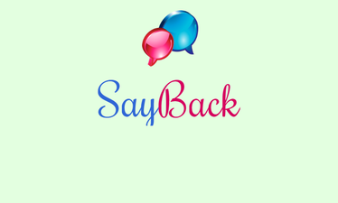 SayBack.com - Creative brandable domain for sale