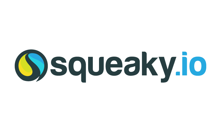 Squeaky.io - Creative brandable domain for sale