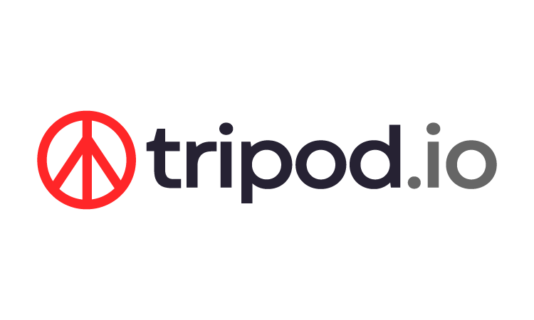 Tripod.io - Creative brandable domain for sale