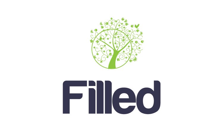 Filled.io - Creative brandable domain for sale