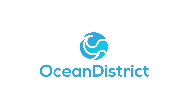 OceanDistrict.com - Creative brandable domain for sale