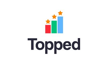 Topped.io - Creative brandable domain for sale