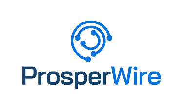 ProsperWire.com - Creative brandable domain for sale