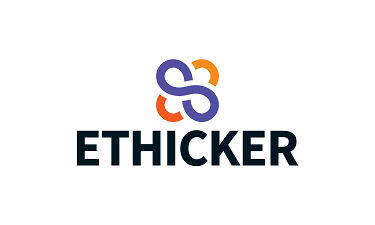 Ethicker.com - Creative brandable domain for sale