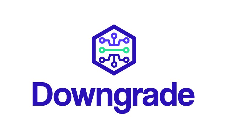 Downgrade.io - Creative brandable domain for sale