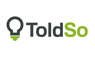 ToldSo.com - Creative brandable domain for sale