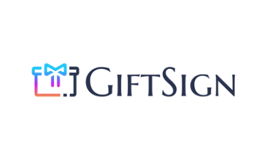 GiftSign.com - Creative brandable domain for sale