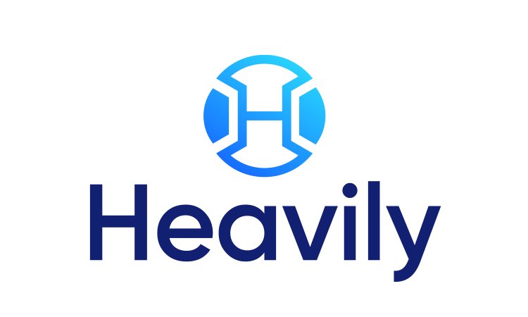 Heavily.io - Creative brandable domain for sale