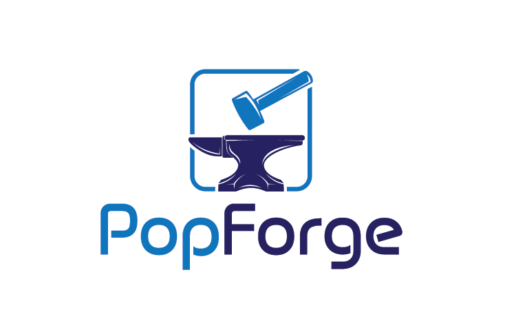 PopForge.com - Creative brandable domain for sale