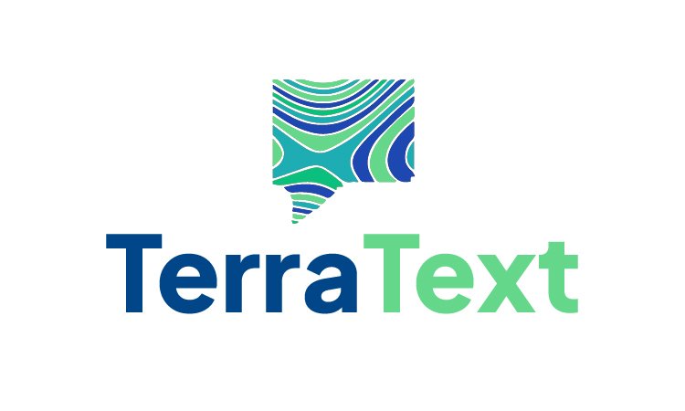 TerraText.com - Creative brandable domain for sale