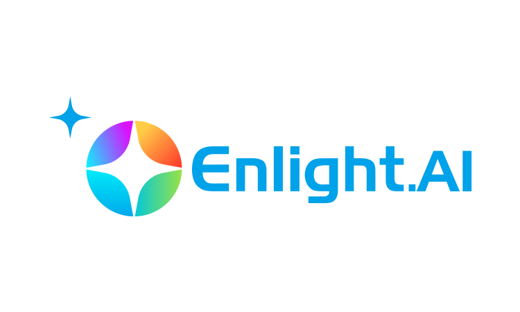Enlight.AI - Creative brandable domain for sale