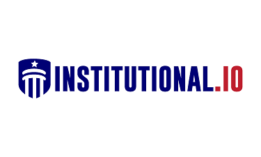 Institutional.io - Creative brandable domain for sale