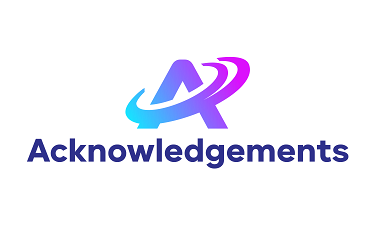 Acknowledgements.co.uk - Creative brandable domain for sale