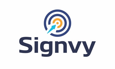 Signvy.com - Creative brandable domain for sale
