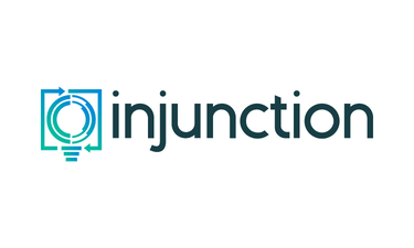 Injunction.xyz - Creative brandable domain for sale
