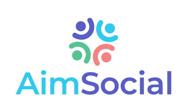 AimSocial.com - Creative brandable domain for sale