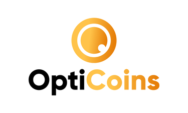 OptiCoins.com - Creative brandable domain for sale