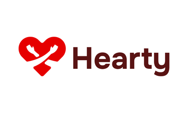 Hearty.ai - Creative brandable domain for sale