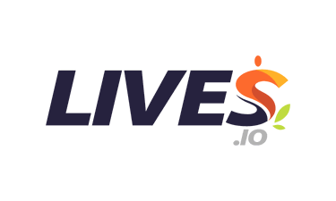 Lives.io - Creative brandable domain for sale