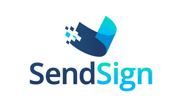 SendSign.com - Creative brandable domain for sale