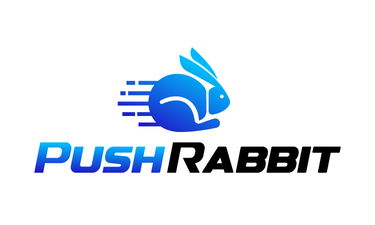 PushRabbit.com - Creative brandable domain for sale