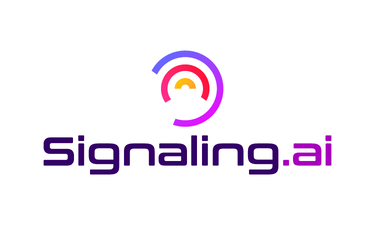 Signaling.ai - Creative brandable domain for sale