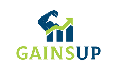 GainsUp.com - Creative brandable domain for sale