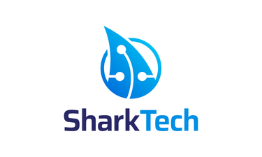 SharkTech.io - Creative brandable domain for sale